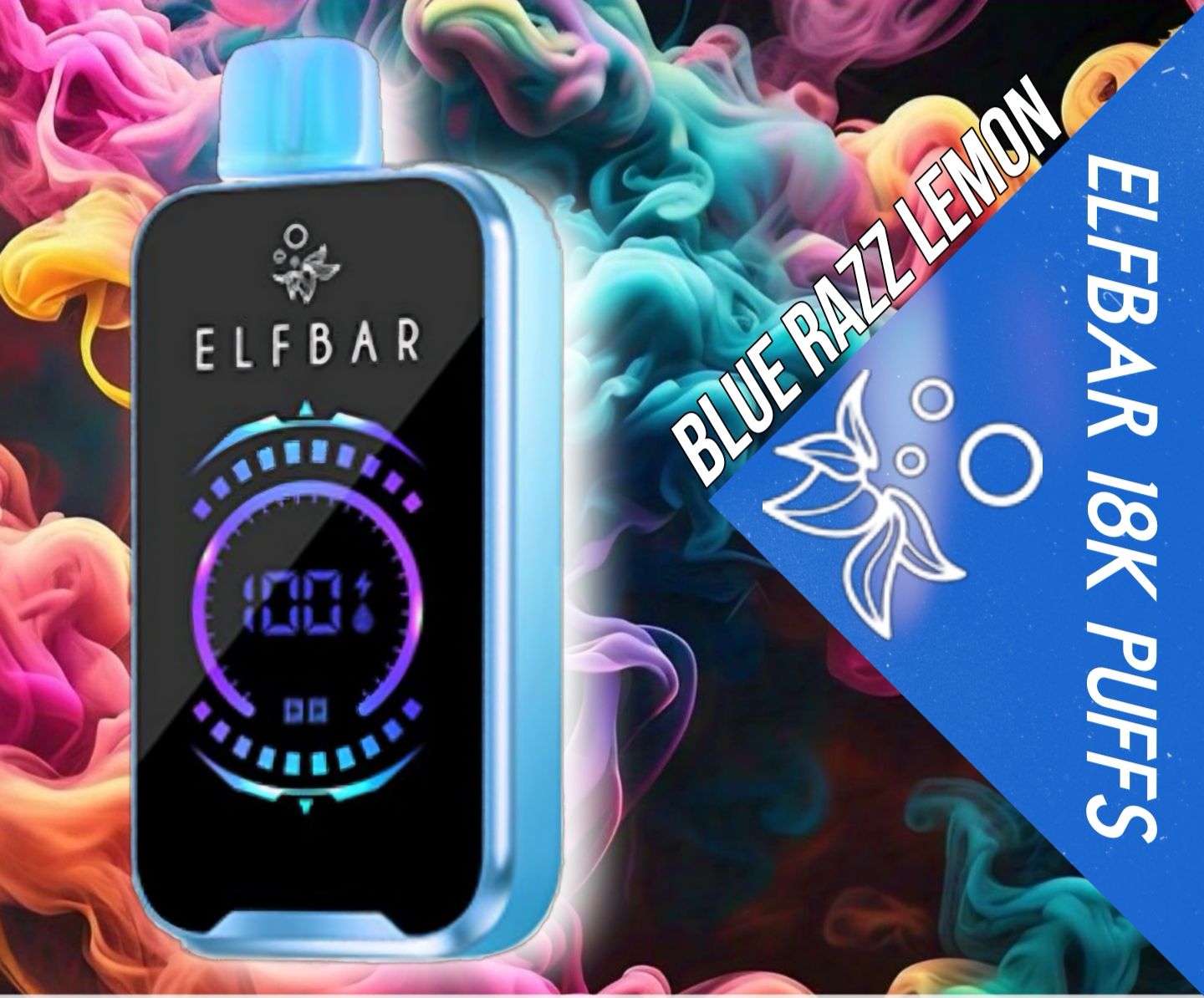 Elfbar 18k Blue Razz Lemon