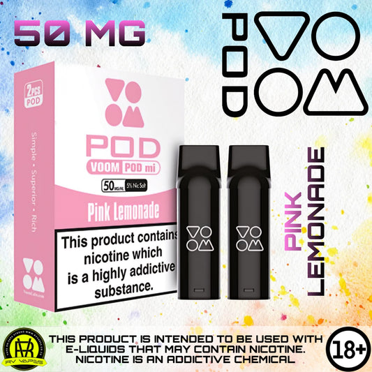 Voom Pod Pink Lemonade 5% Nic Salts