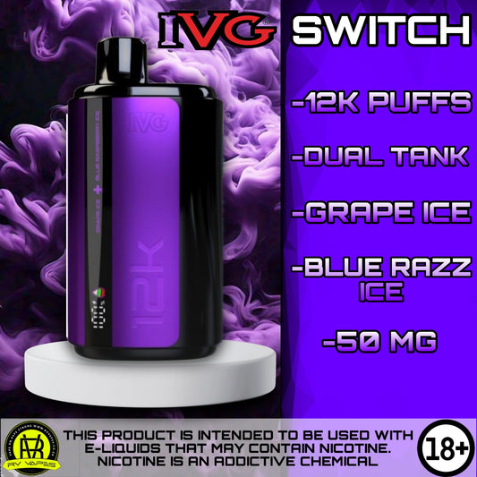 IVG Multi Flavored 12K Vape